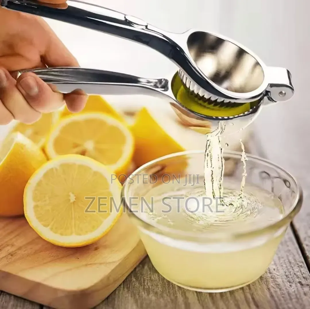 Stainless Steel Manual Citrus Juicer Squeezer በእጅ የሚሰራ የሎሚ መጭመቂያ