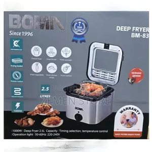 Boma 2.5l Electric Deep Fryer 1000w ቦማ ዘመናዊ የዘይት መጥበሻ ማሽን