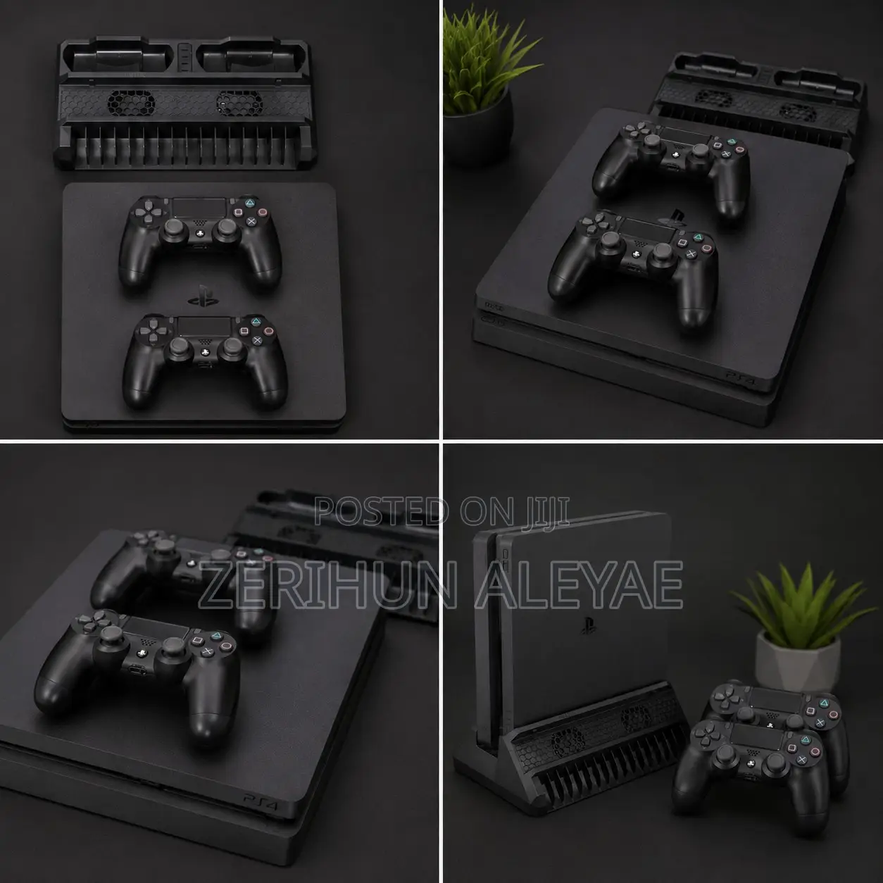 Ps4 Slim Jailbreak የተደረገ With 2 Controllers