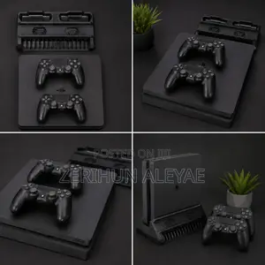 Ps4 Slim Jailbreak የተደረገ With 2 Controllers