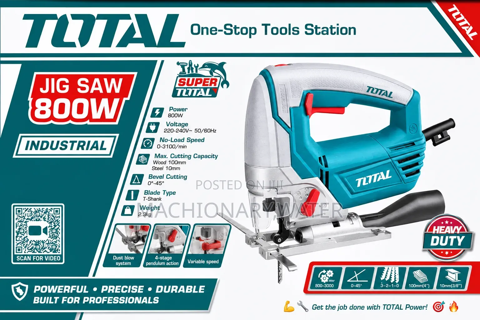 Total Jigsaw 800watt