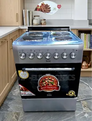 Delta Oven 60×60cm 4 Electric Burners Stainless Steel Freestanding C