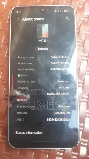 Samsung Galaxy M16 128 GB Gray