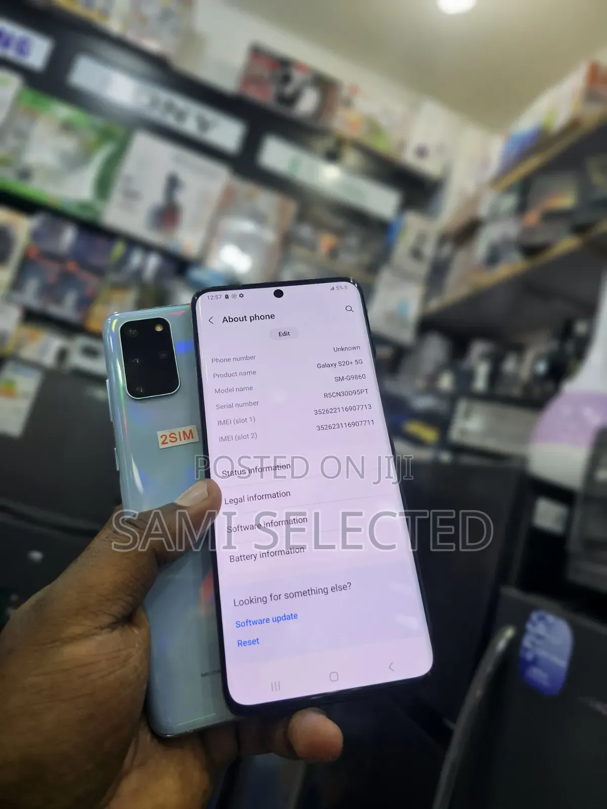New Samsung Galaxy S20+ 5G 128 GB Black