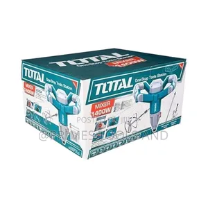 Total 1400w Electric Mixer | Heavy Duty Paint, Cement Mortar Mixing