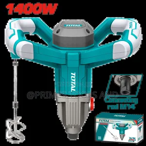 Total 1400w Electric Mixer | Heavy Duty Paint, Cement Mortar Mixing