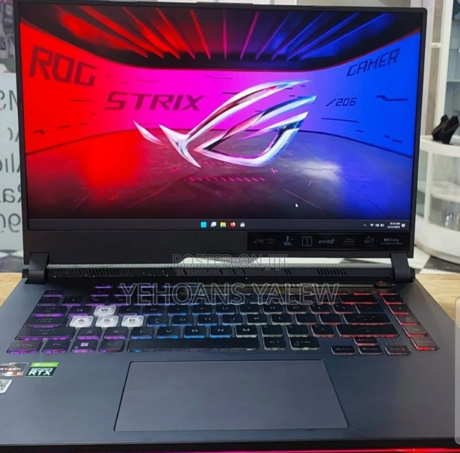 New Laptop Asus ROG Strix G15 16GB AMD Ryzen 9 SSD 1T