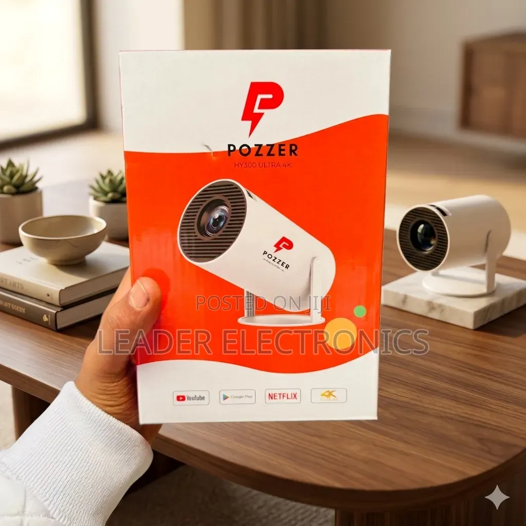 Pozzer Projector Ultra – Android 11.0 | 16gb Rom | 2gb Ram