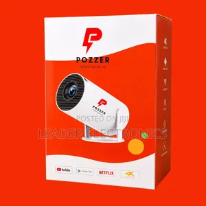 Pozzer Uhd Smart Projector – Wi-Fi Streaming Ready