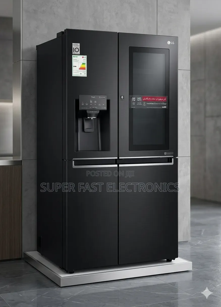 Lg Refrigerator Side-by-Side Noknok With Instaview Water Dispenser