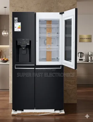 Lg Refrigerator Side-by-Side Noknok With Instaview Water Dispenser