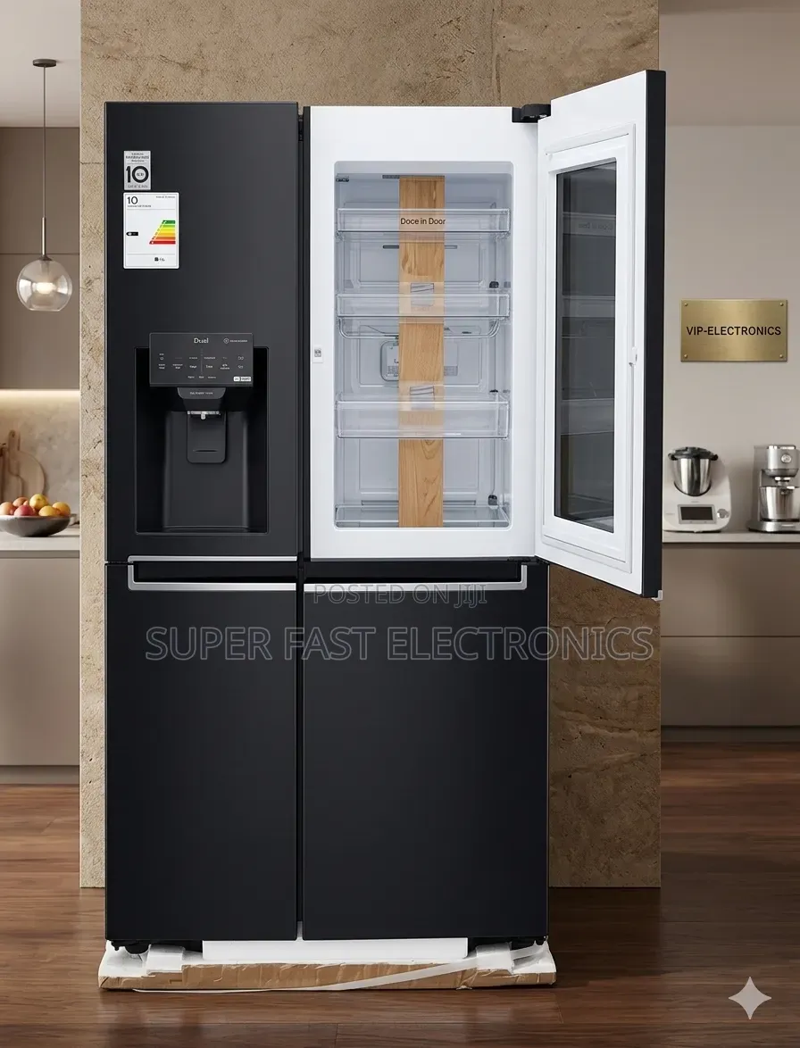 Lg Refrigerator Side-by-Side Noknok With Instaview Water Dispenser