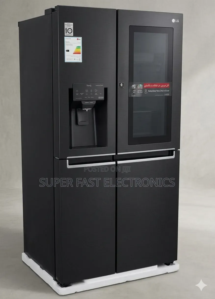 Lg Side-by-Side Refrigerator With Door-in-Door End Wwaterdispenser