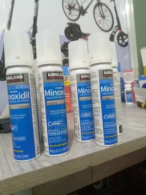 Minoxidil ከfoam ውጪ ወደ ውጪ