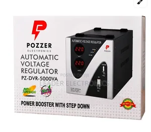 Pozzer Automatic Voltage Regulator 5000va Stabilizer –Heavy Duty Power