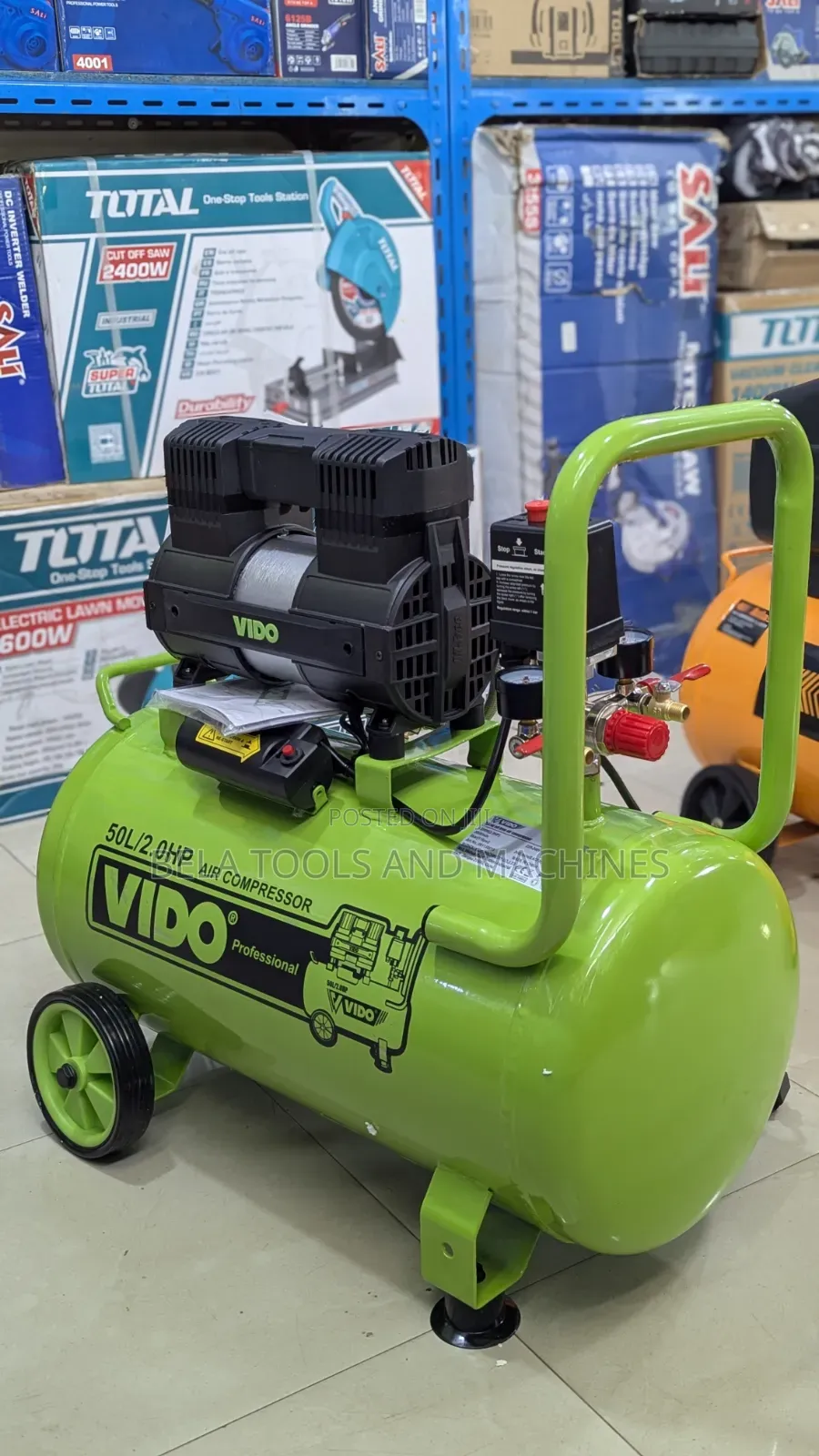 Vido Compressor 50lit Silent Compressor