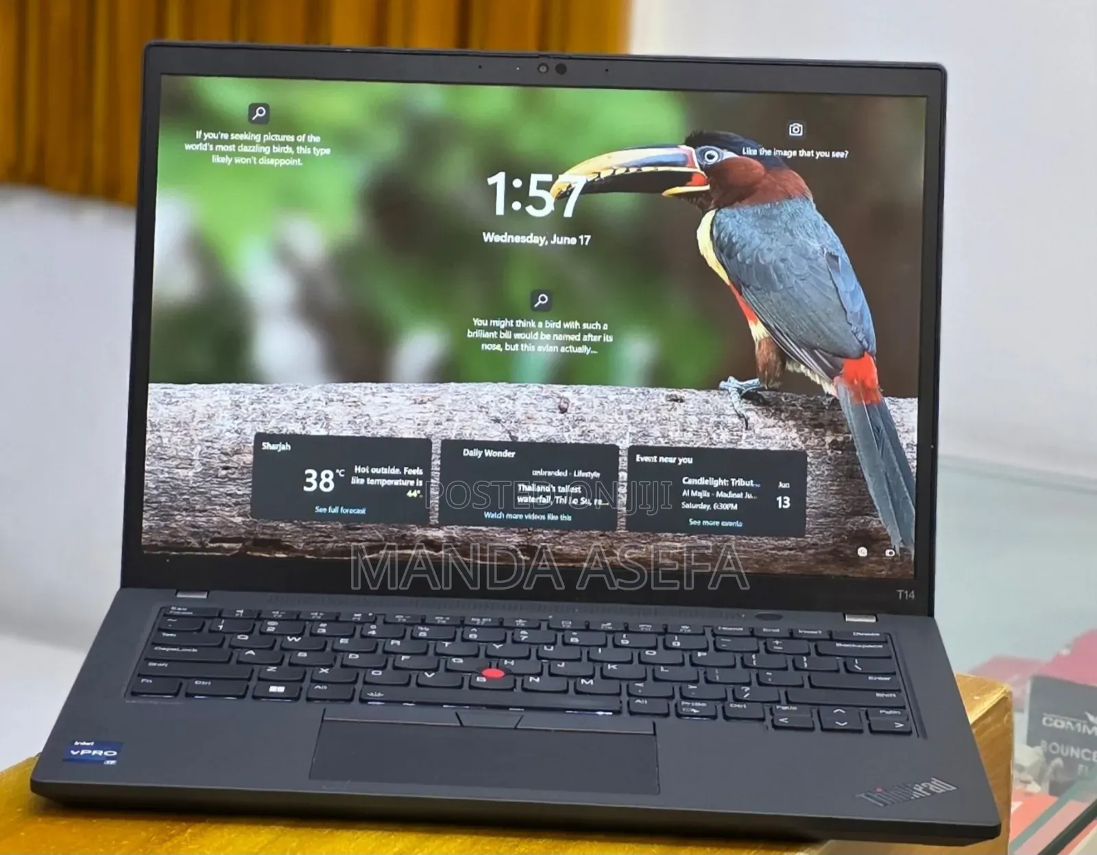 New Laptop Lenovo ThinkPad T14 G4 16GB Intel Core i7 SSD 512GB