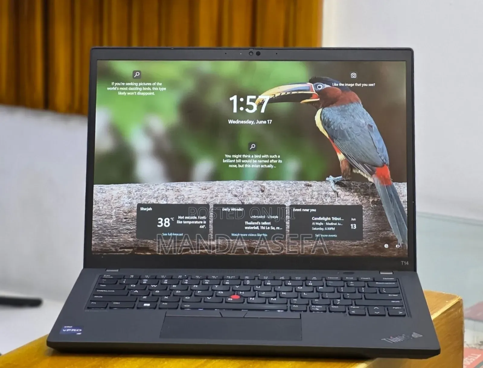 New Laptop Lenovo ThinkPad T14 G4 16GB Intel Core i7 SSD 512GB