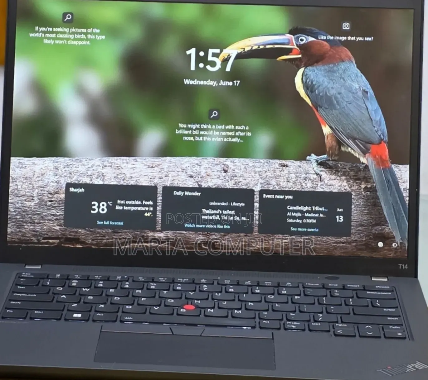 New Laptop Lenovo ThinkPad T14s G4 16GB Intel Core i7 SSD 512GB