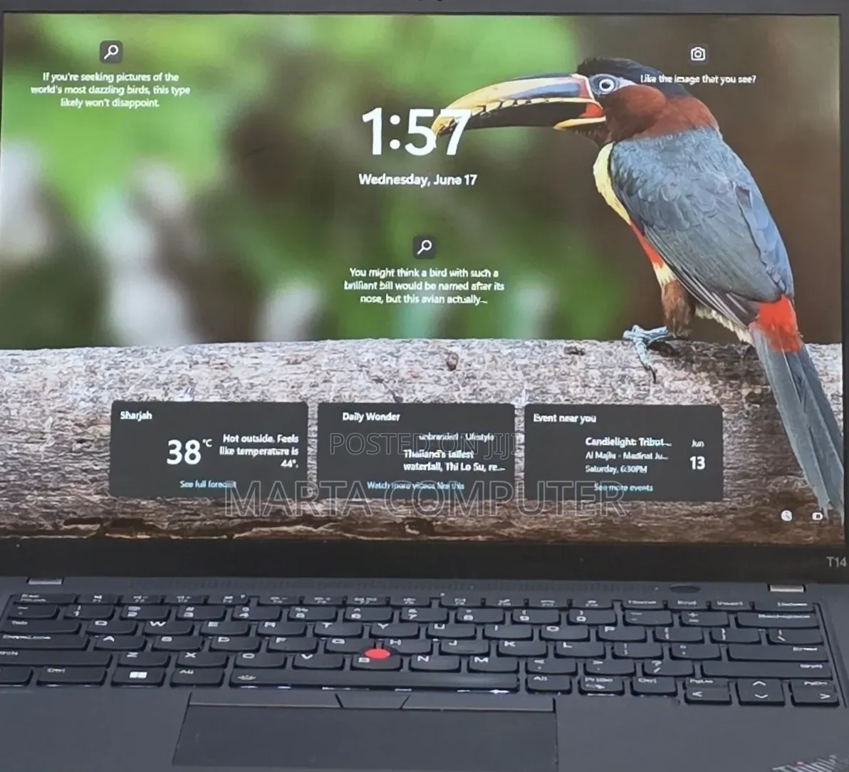 New Laptop Lenovo ThinkPad T14s G4 16GB Intel Core i7 SSD 512GB