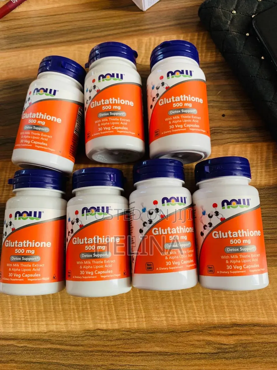 Now Brand 500mg Glutathione Detox Support 30 Veg Capsules From Usa