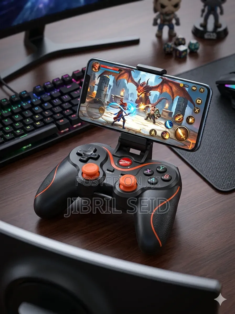 የ ስልክ ማጫወቻ X3 Wireless Game Controller