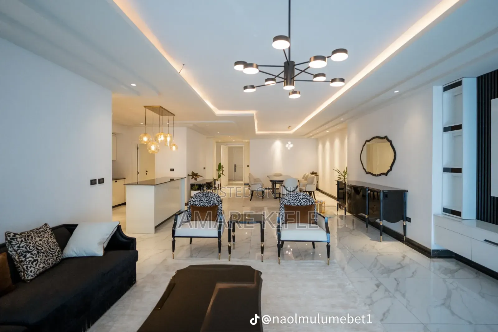 Furnished 4bdrm Apartment in Horra Real Estate, Kirkos for sale