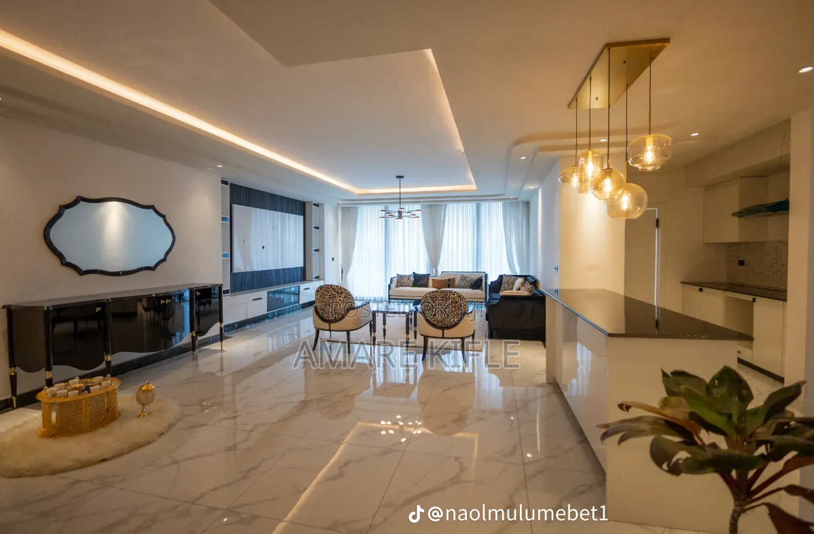 Furnished 4bdrm Apartment in Horra Real Estate, Kirkos for sale