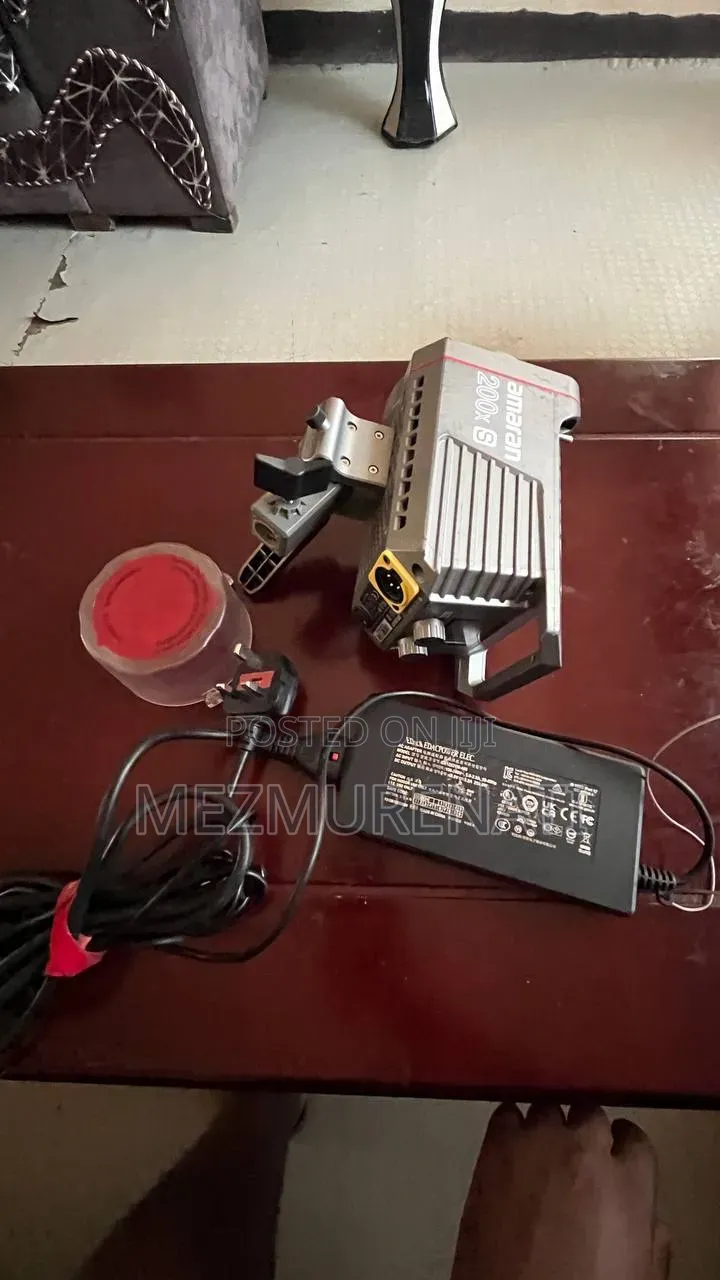 Three 200x Amaran Light With Stand