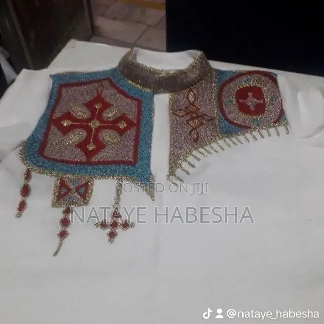 Traditional Man T-Shirt Jacket Suits Scarf Shoes የሐበሻ የሀገር ባህል ልብሶች