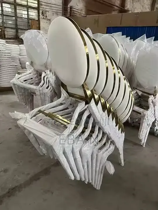Wedding Style Gold Stainless Steel Chair Feature