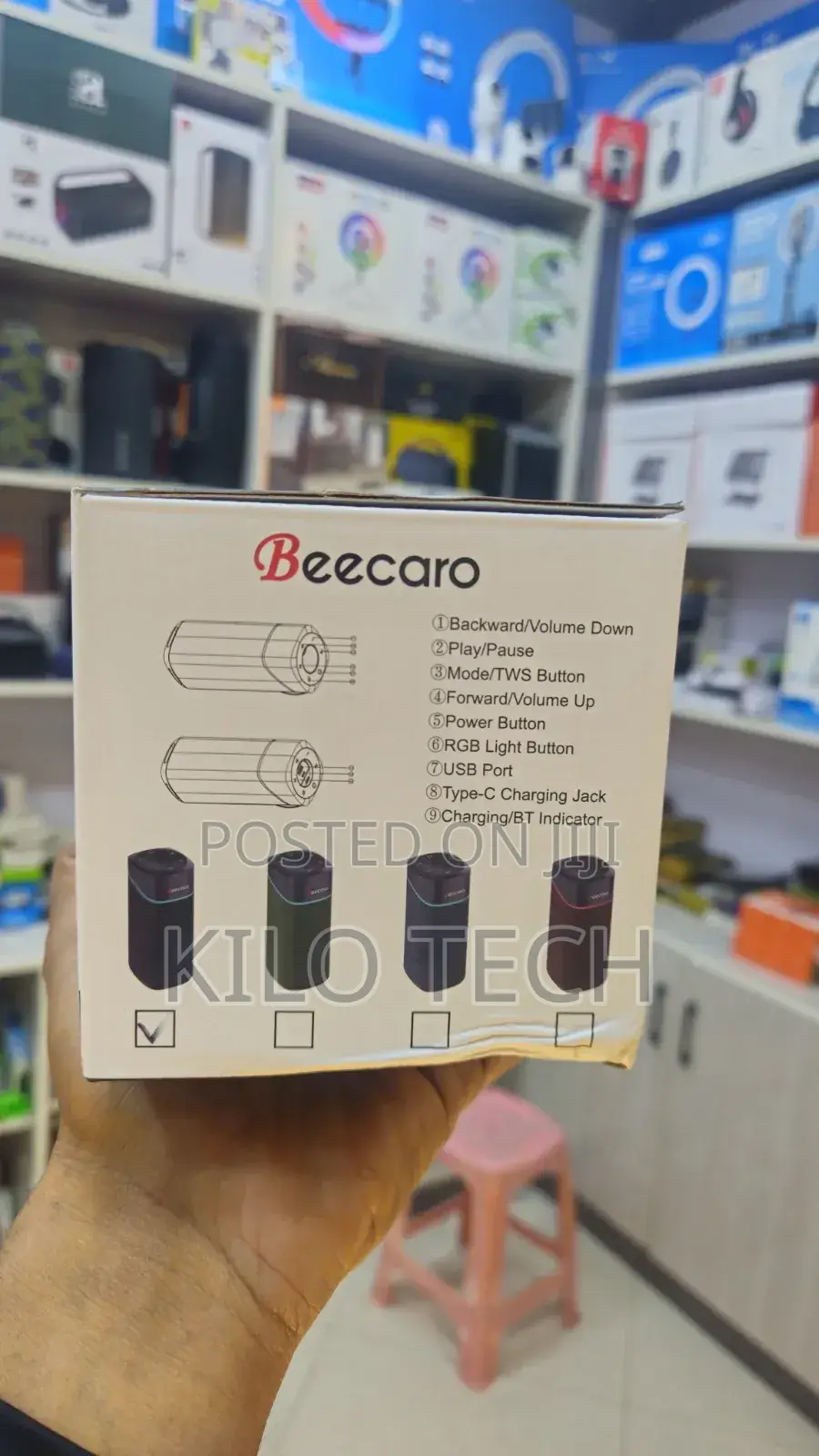 Beecaro Outdoor Indoor Wirless Speaker