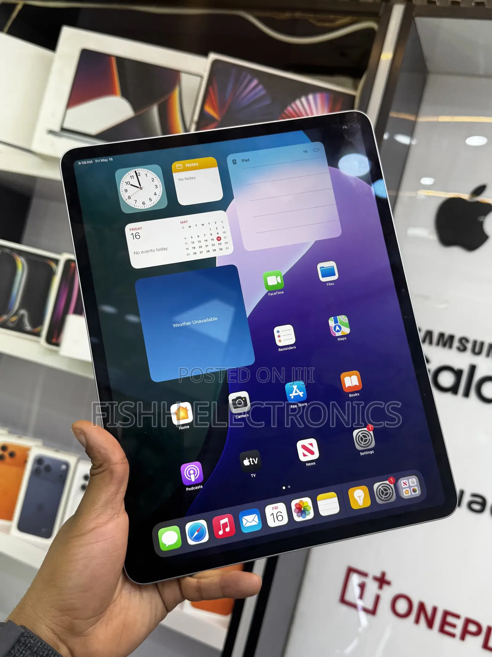 New Apple iPad Air 13 (2024) 256 GB Silver
