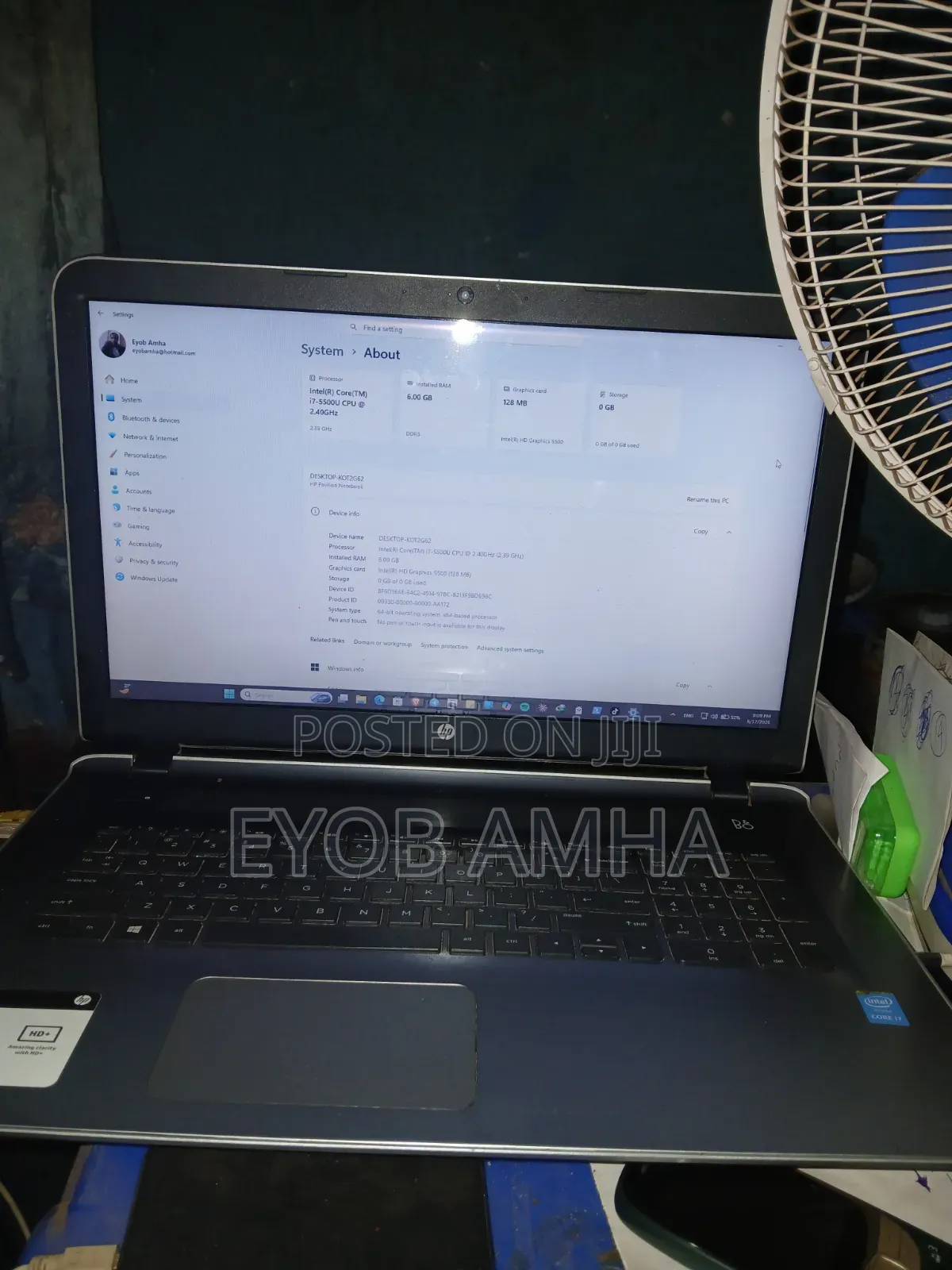 Laptop HP Pavilion 15 6GB Intel Core i7 HDD 750GB