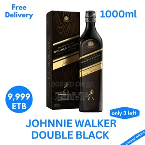 Johnnie Walker Double Black Whisky – 1000ml(1l) Free Delivery