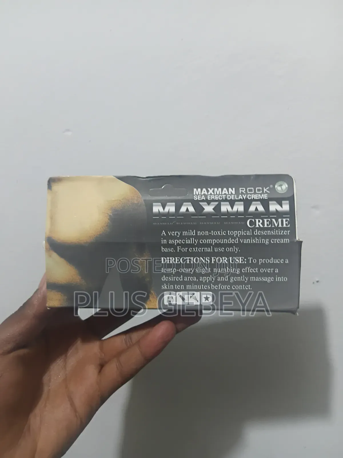 Maxman Sea-Erect Delay Creme for Men