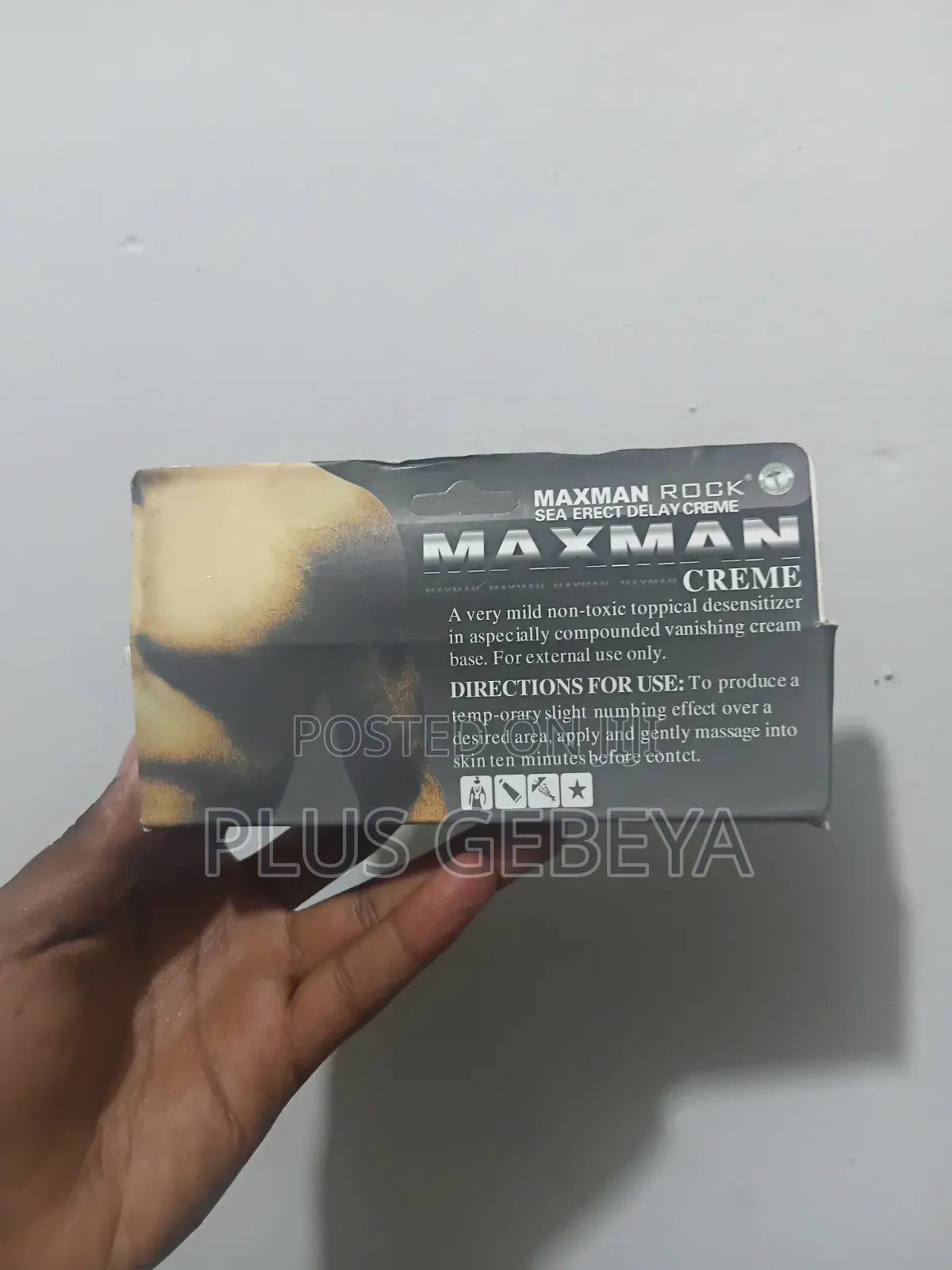 Maxman Sea-Erect Delay Creme for Men