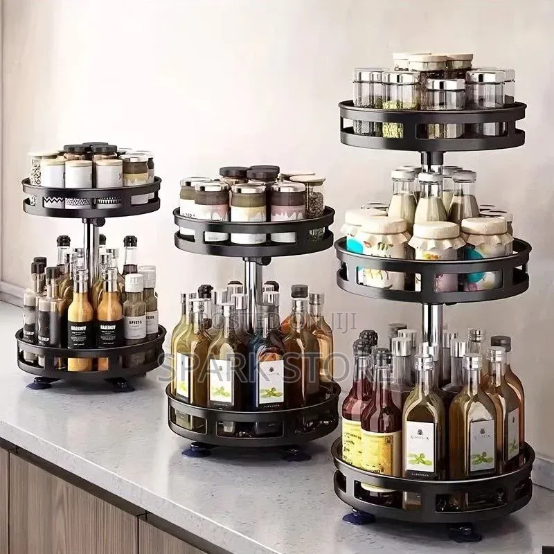 3 Tier Rotating Spice And Cosmotic Orgnizer
