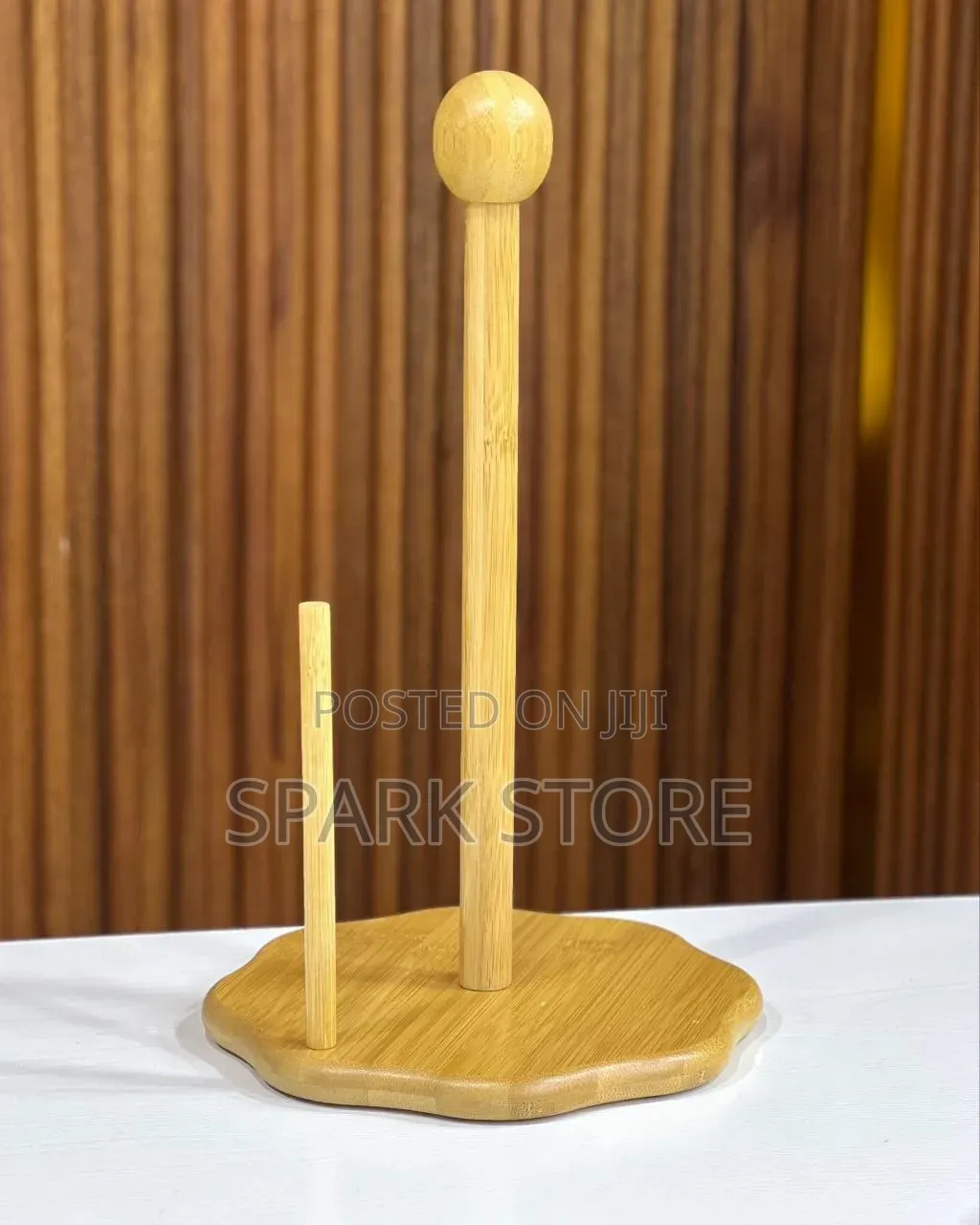 Bamboo Kitchen Tissue Stand