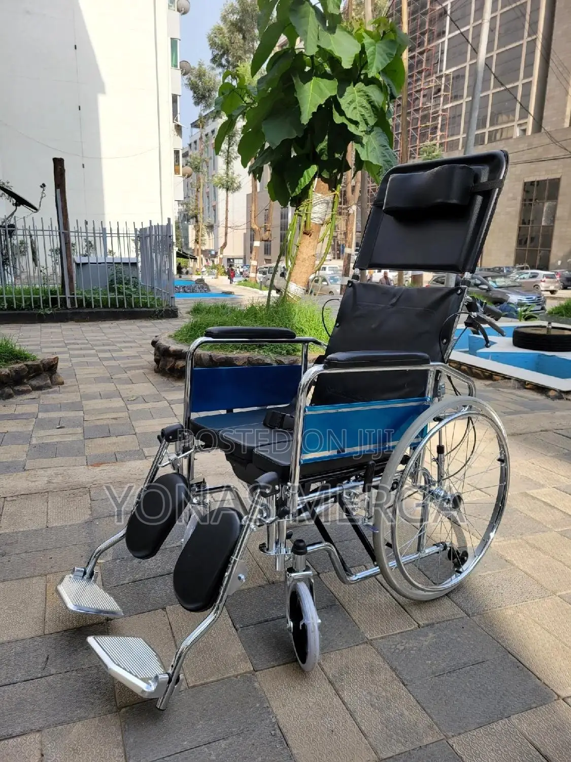 Wheelchair With Commode整形fully Reclining Backrest for Enhanced Comfort