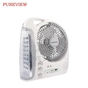 6 In 1 Rechargable Fan With Led Lamp