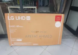 Lg Uhd Ai Tv From the Ua80 Series, Specifically a 65-Inch
