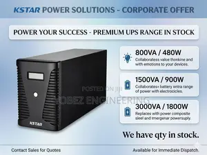 800va/480w Uninterrupted Power Supply(Ups)