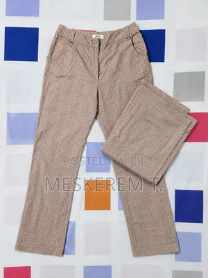 Women's Plaid Trousers