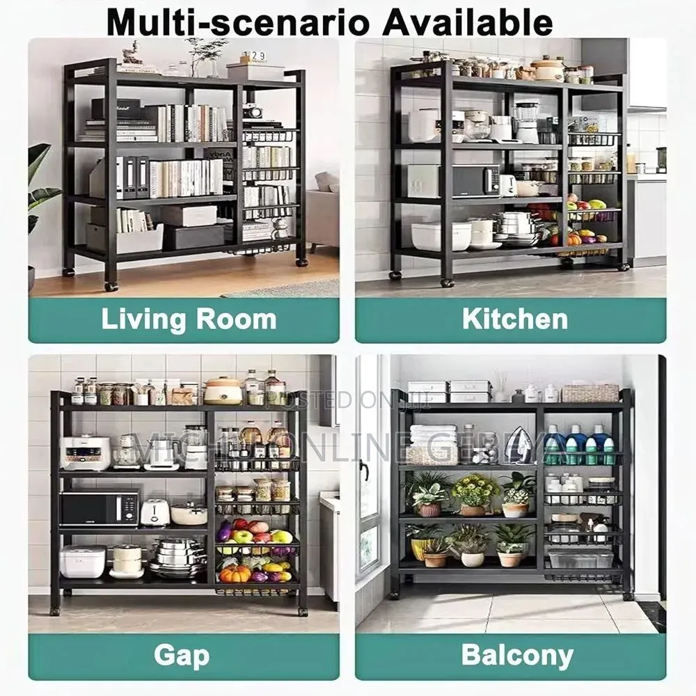 4 Layer Metal Storage Shelf/Free Delivery