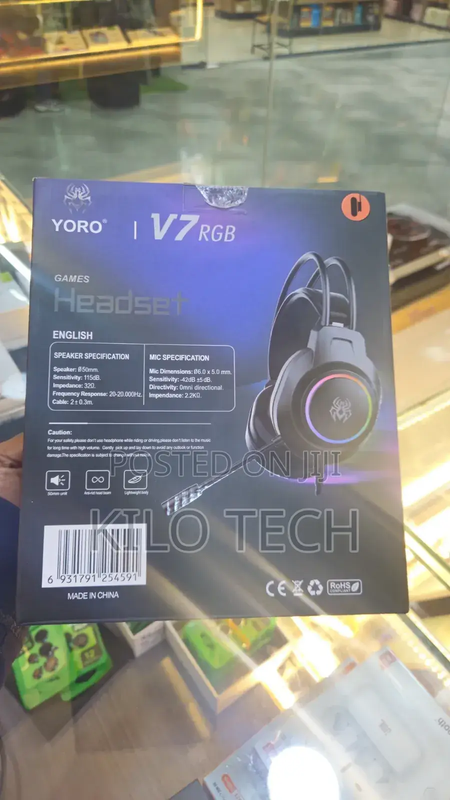 V7 RGB Gaming Headset