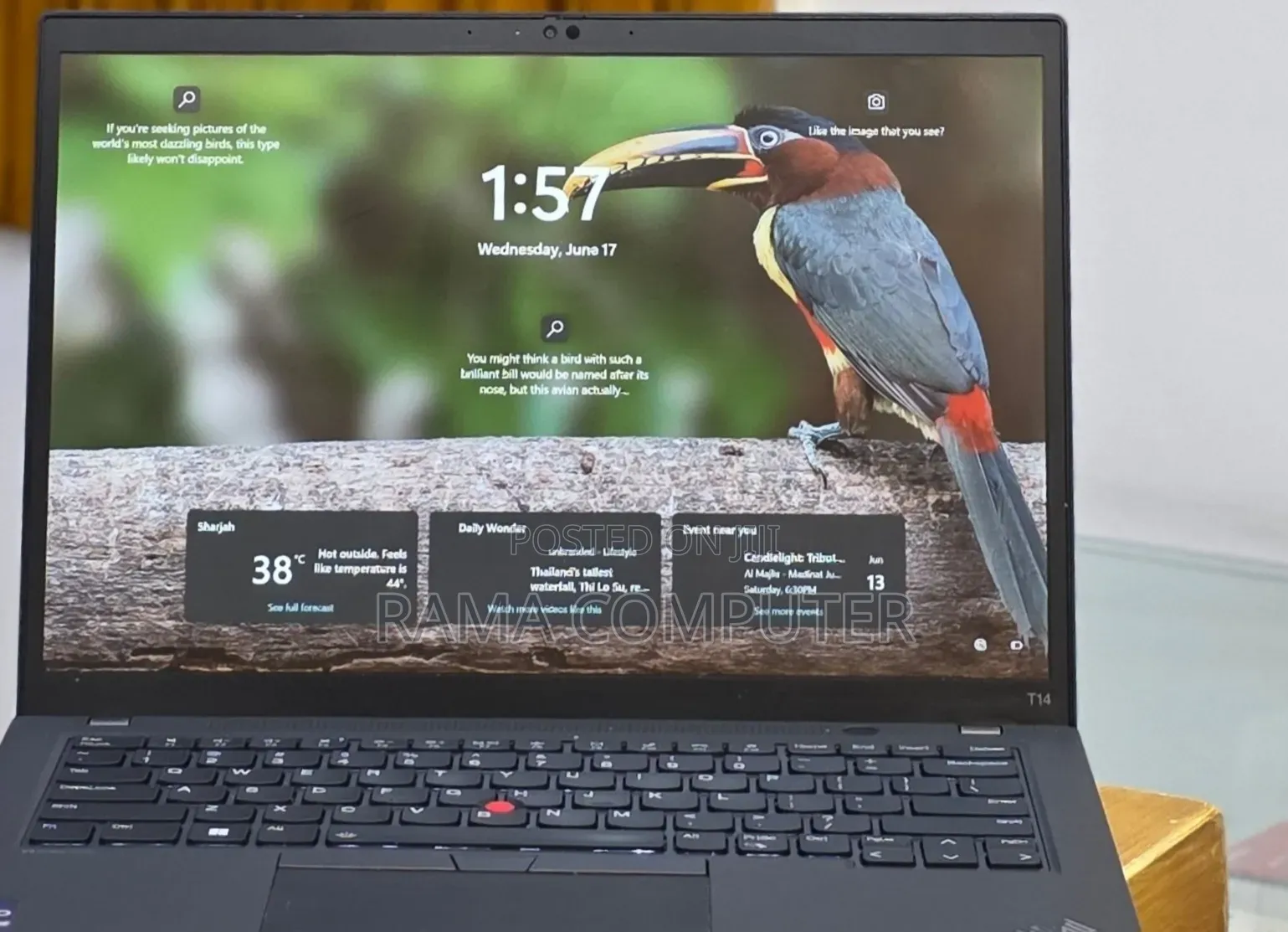 New Laptop Lenovo ThinkPad T14 G4 16GB Intel Core i7 SSD 512GB