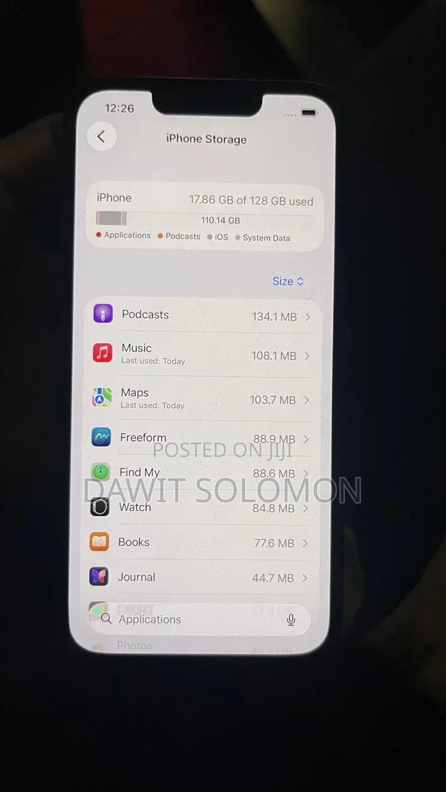 Apple iPhone 14 128 GB Black