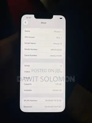 Apple iPhone 14 128 GB Black