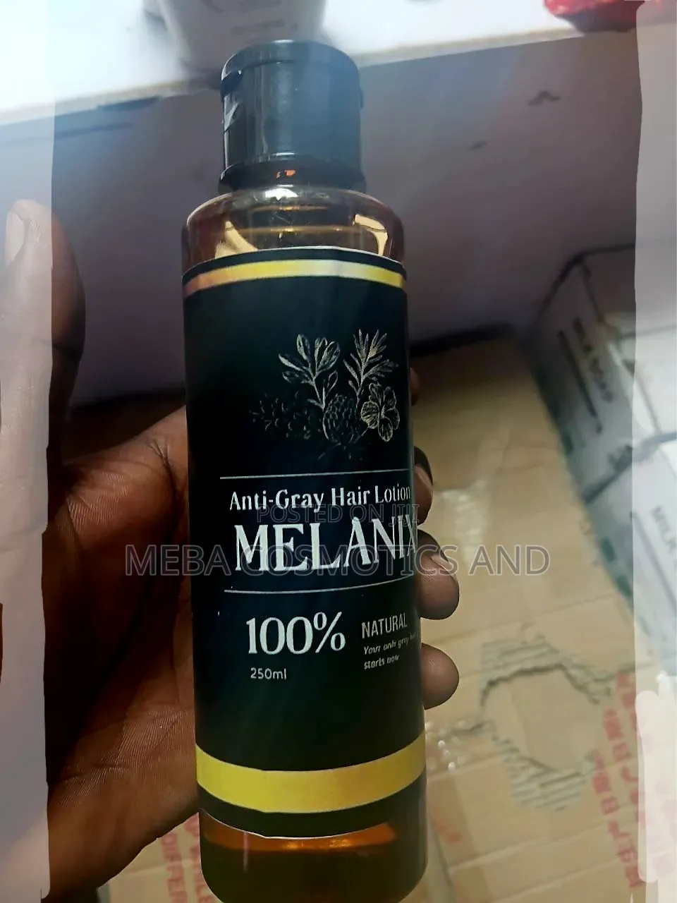 Melanix Anti-Gray Hair Lotion(የሽበት ማጥፊያ)